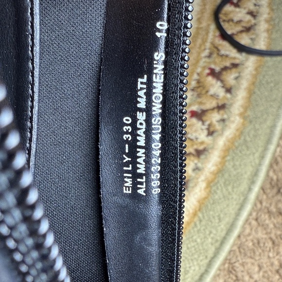 Demonia Black Combat Boots with Green Heart Accents - Picture 7 of 7